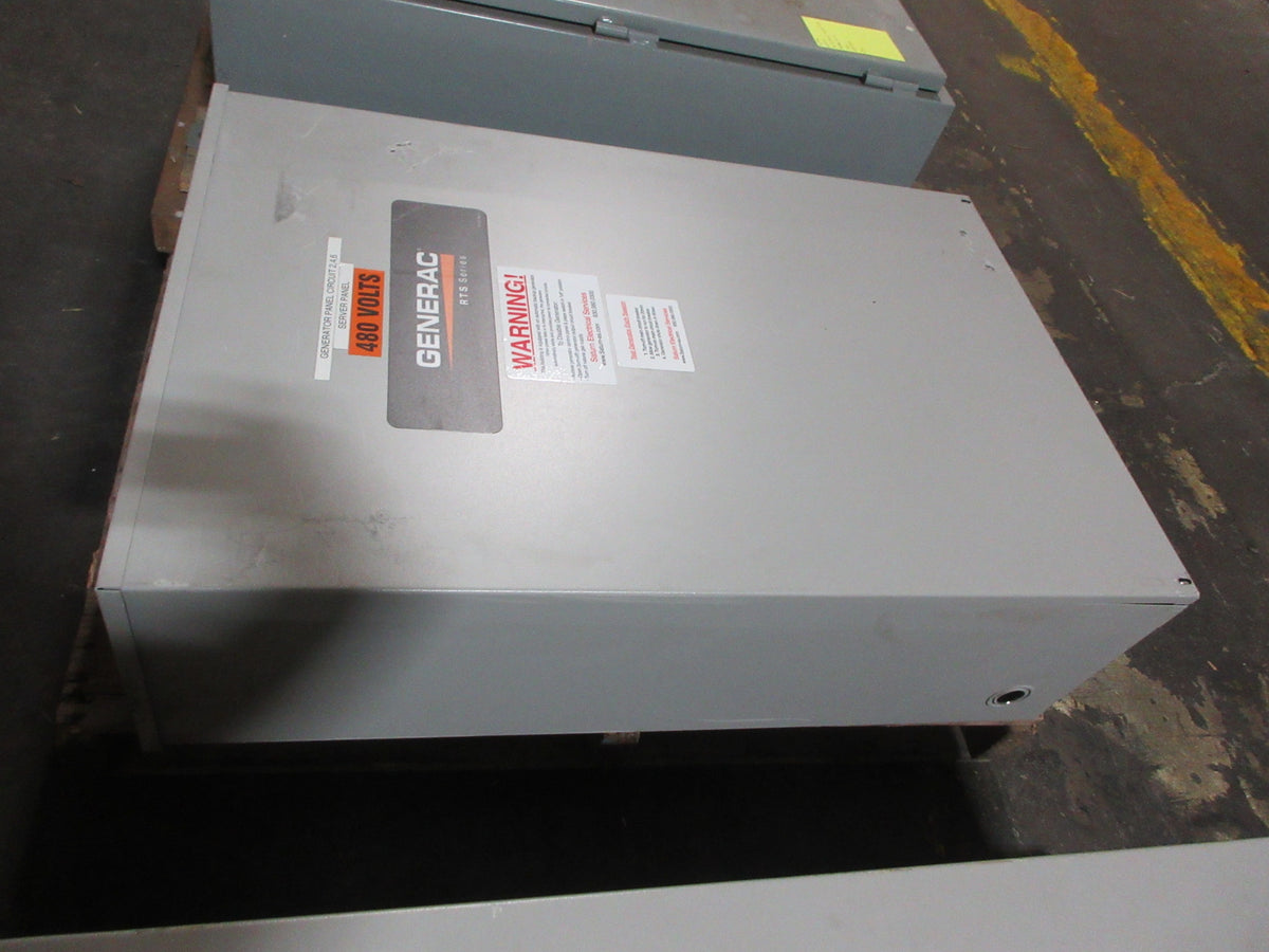 Generac RTS Series 3R Automatic Transfer Switch RTSN100K3 100A 277/480V Used