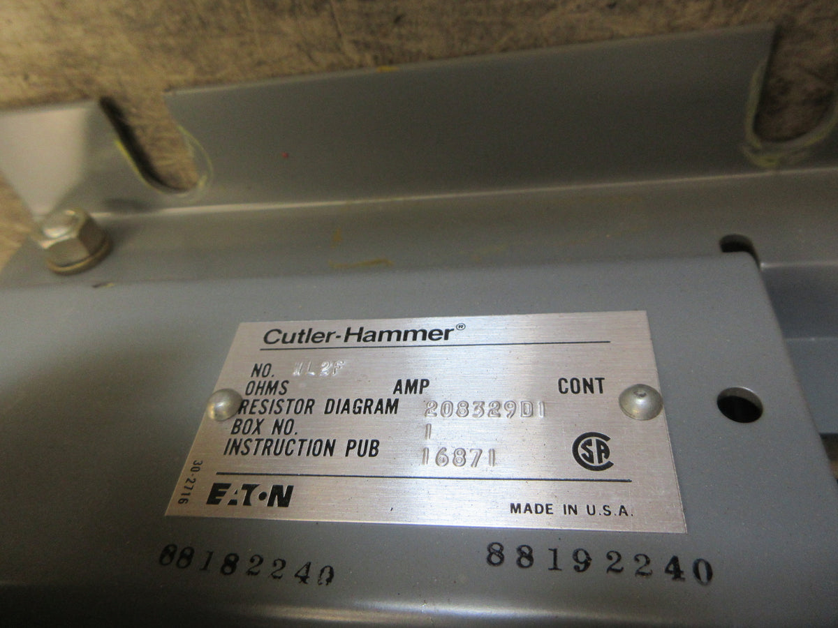 Eaton Cutler-Hammer Resistor WL2F 113A 0.4 ohms Used
