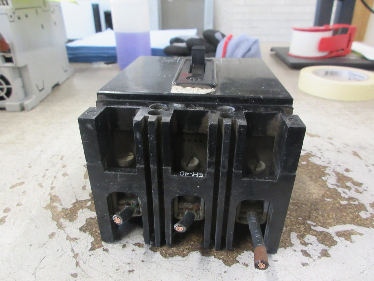 Westinghouse Circuit Breaker EHB3040 40A 480V 3P Used