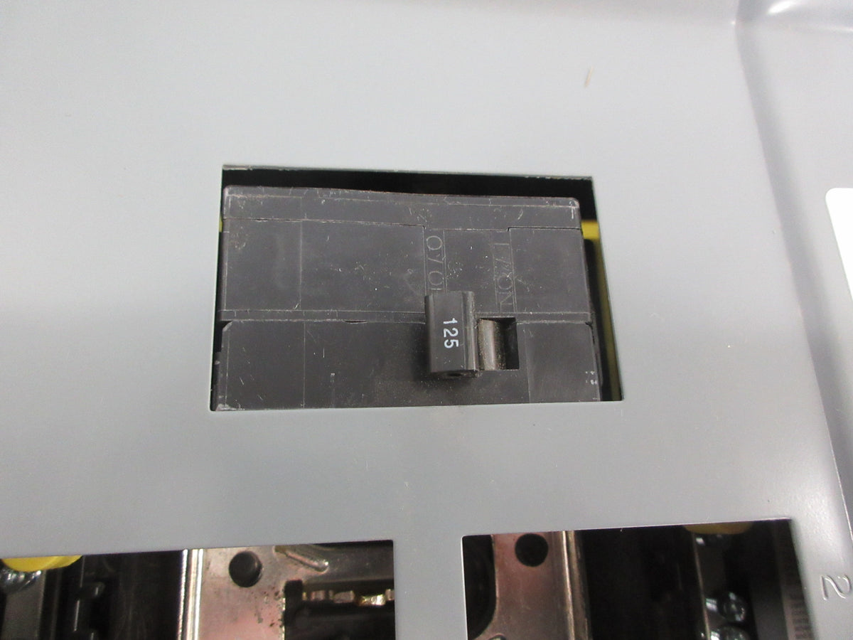 Square D Homeline 3R Load Center 125A Main Breaker 12-Slot Used