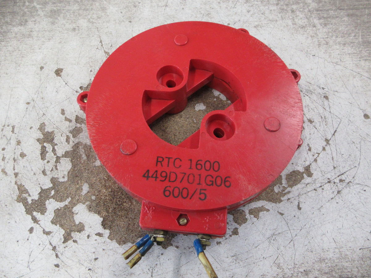 Westinghouse RCT 1600 Current Transformer 449D701G06 Ratio 600:5A Used