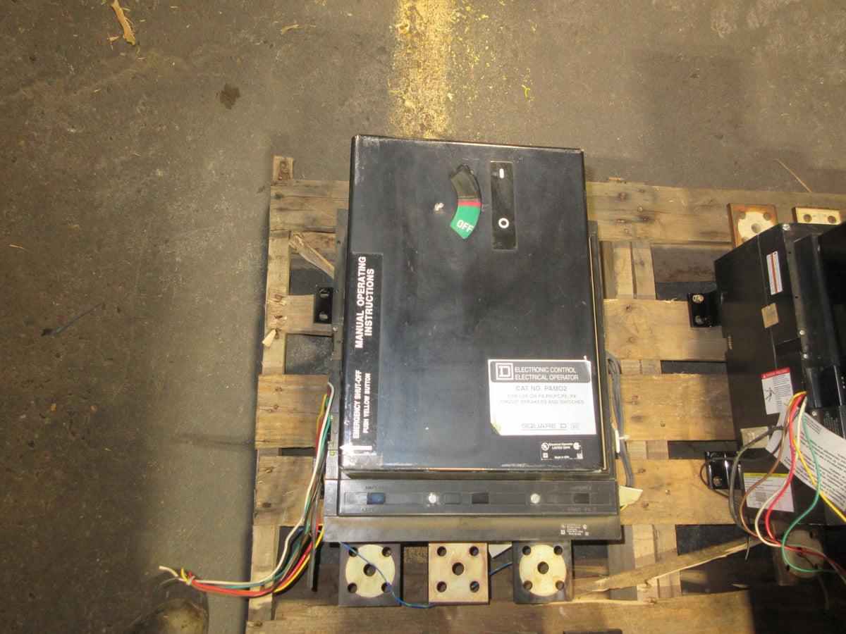 Square D Electrically Operated DC Circuit Breaker PAF362000DC1680 2000A Used