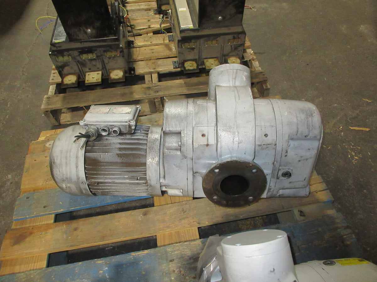Leybold Vacuum Pump WSU 501 3HP 230/460V 2900/3480RPM 50/60Hz Used