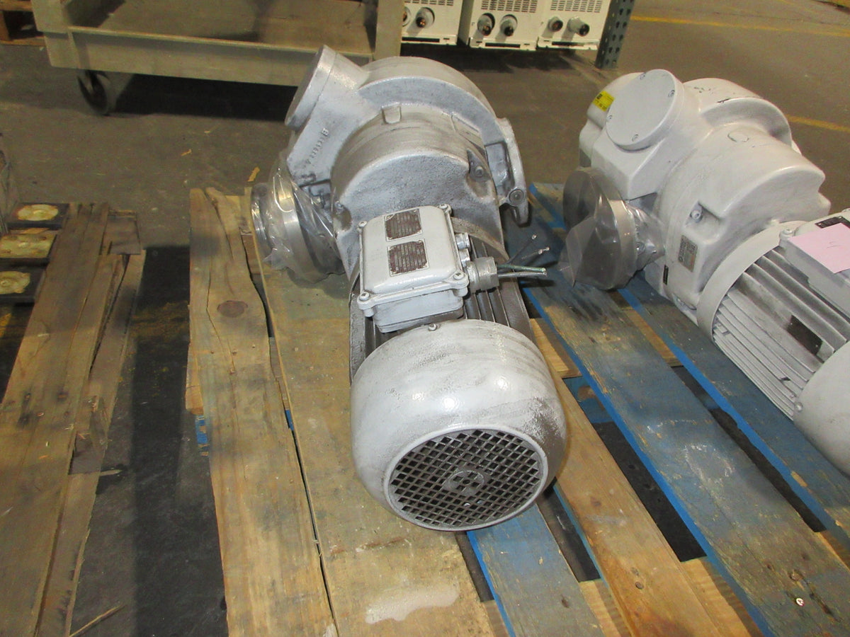 Leybold Vacuum Pump WSU 501 3HP 230/460V 2900/3480RPM 50/60Hz Used