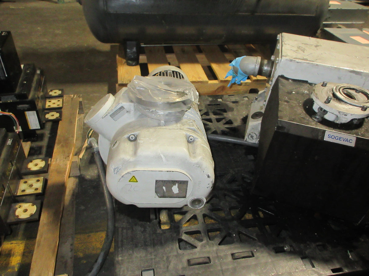 Leybold Vacuum Pump WSU 501 3HP 2900/3480RPM 230/460V 50/60Hz Used