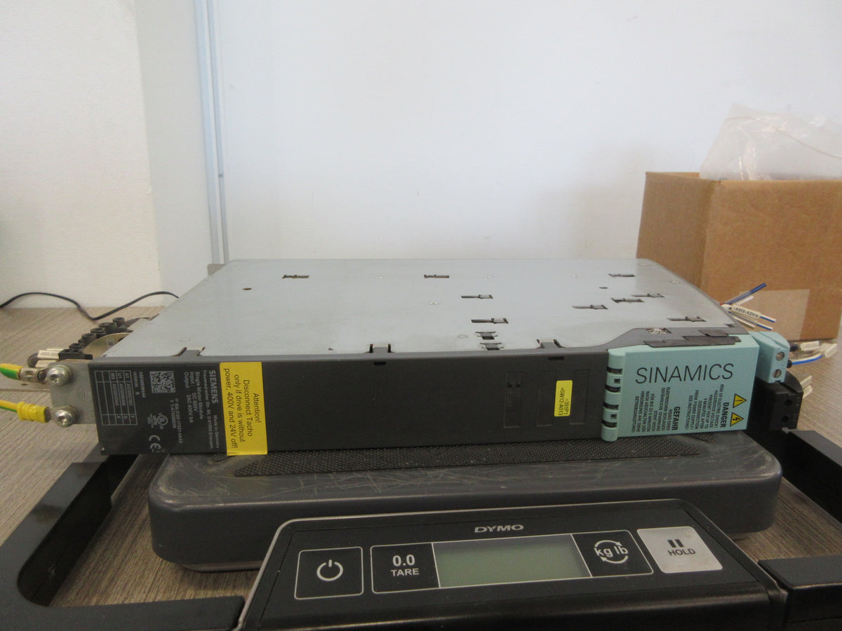 Siemens Single Motor Module 6SL3120-1TE21-0AA3 Ver. B Input: 600VDC Used
