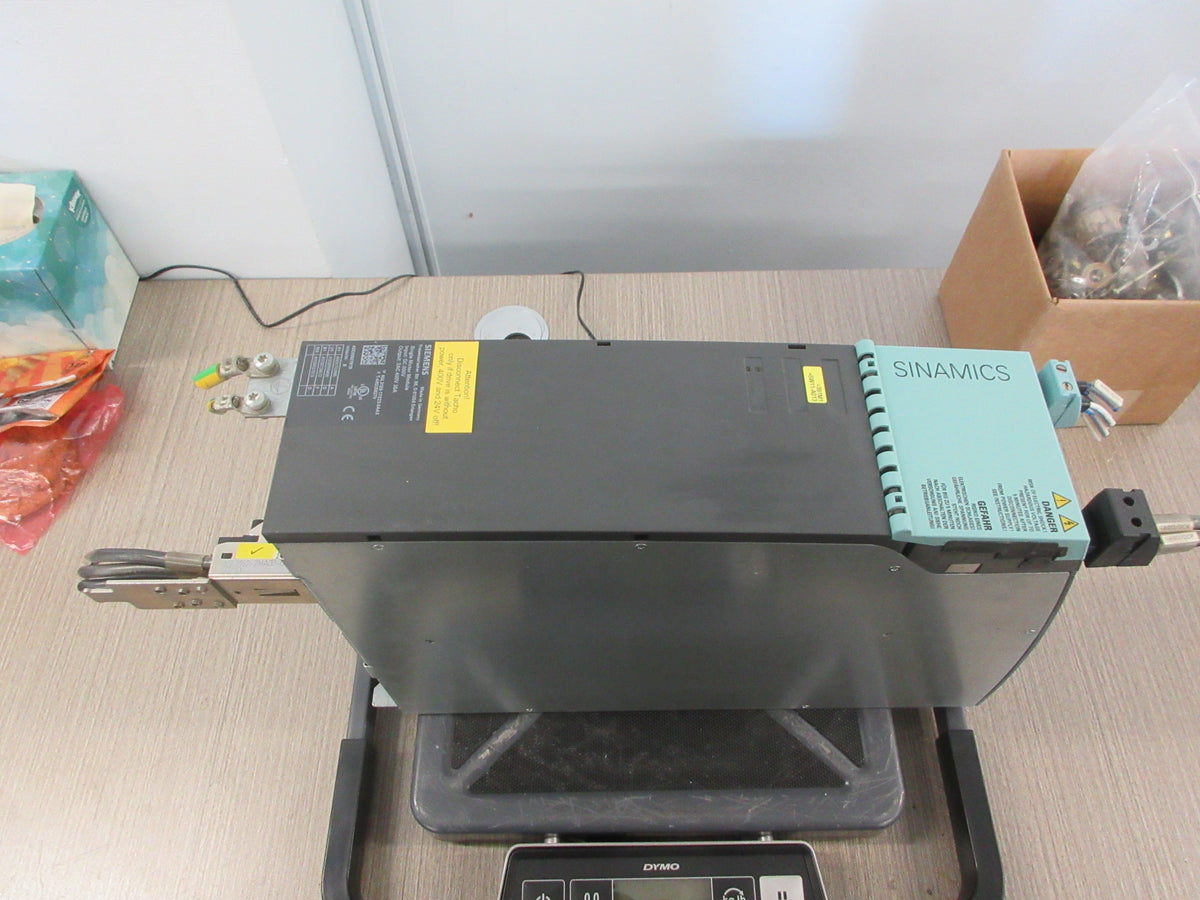Siemens Single Motor Module 6SL3120-1TE23-0AA3 Ver. B Input: 600VDC Used