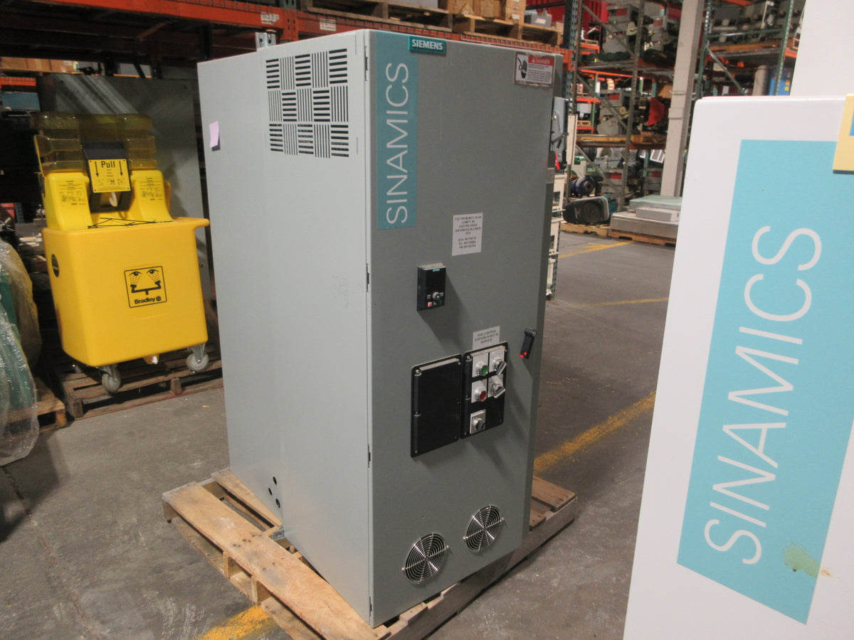 Siemens Sinamics G120E AC Drive 6SL3710-1BJ26-0AU0 G84+K21 40HP 3Ph Used