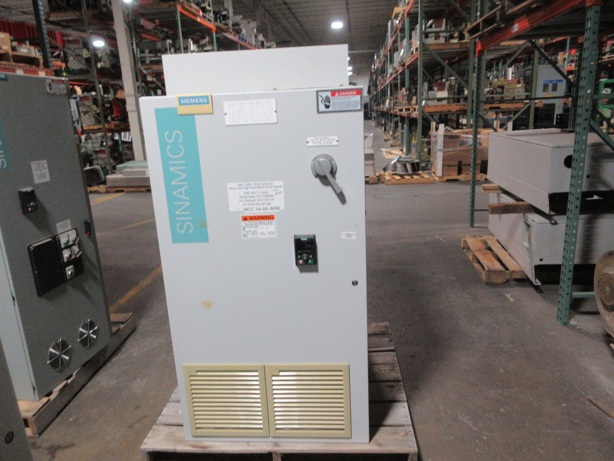 Siemens Sinamics G120 AC Drive 6SL3224-OBE31-5UA0 25HP 3Ph Used