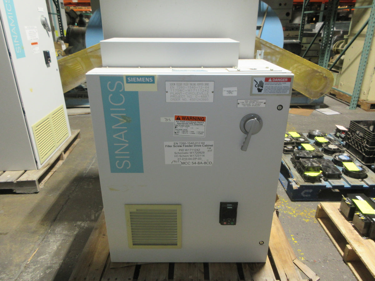 Siemens Sinamics G120 AC Drive 6SL3224-OBE21-5UA0 2HP 3Ph Used
