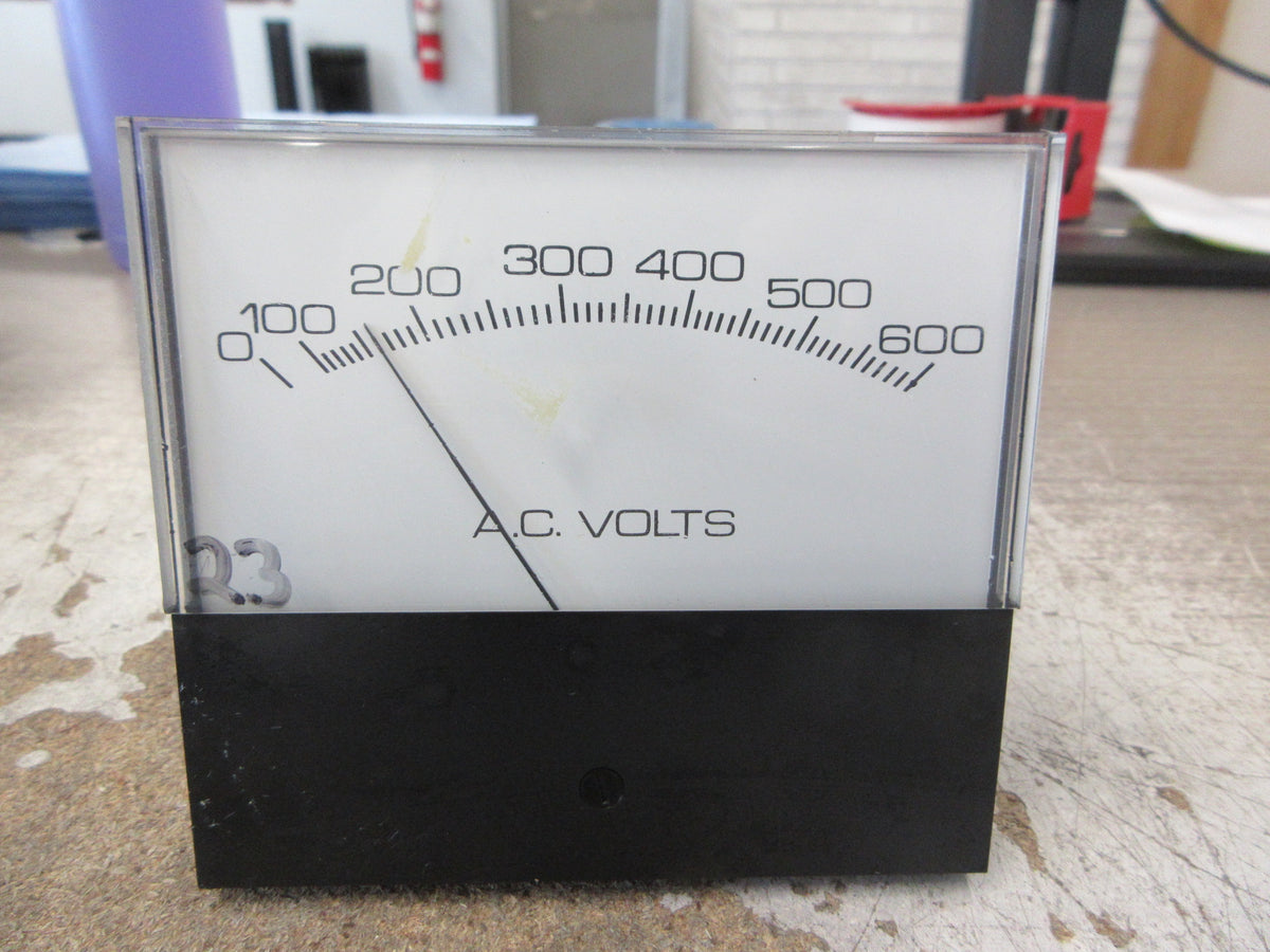 Crompton AC Voltmeter 217 4115268 Range: 0-600V Used
