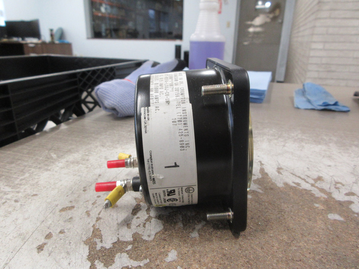 Crompton AC Ammeter 077-05FA-LSUJ-C6-SN Range: 0-5000A Used