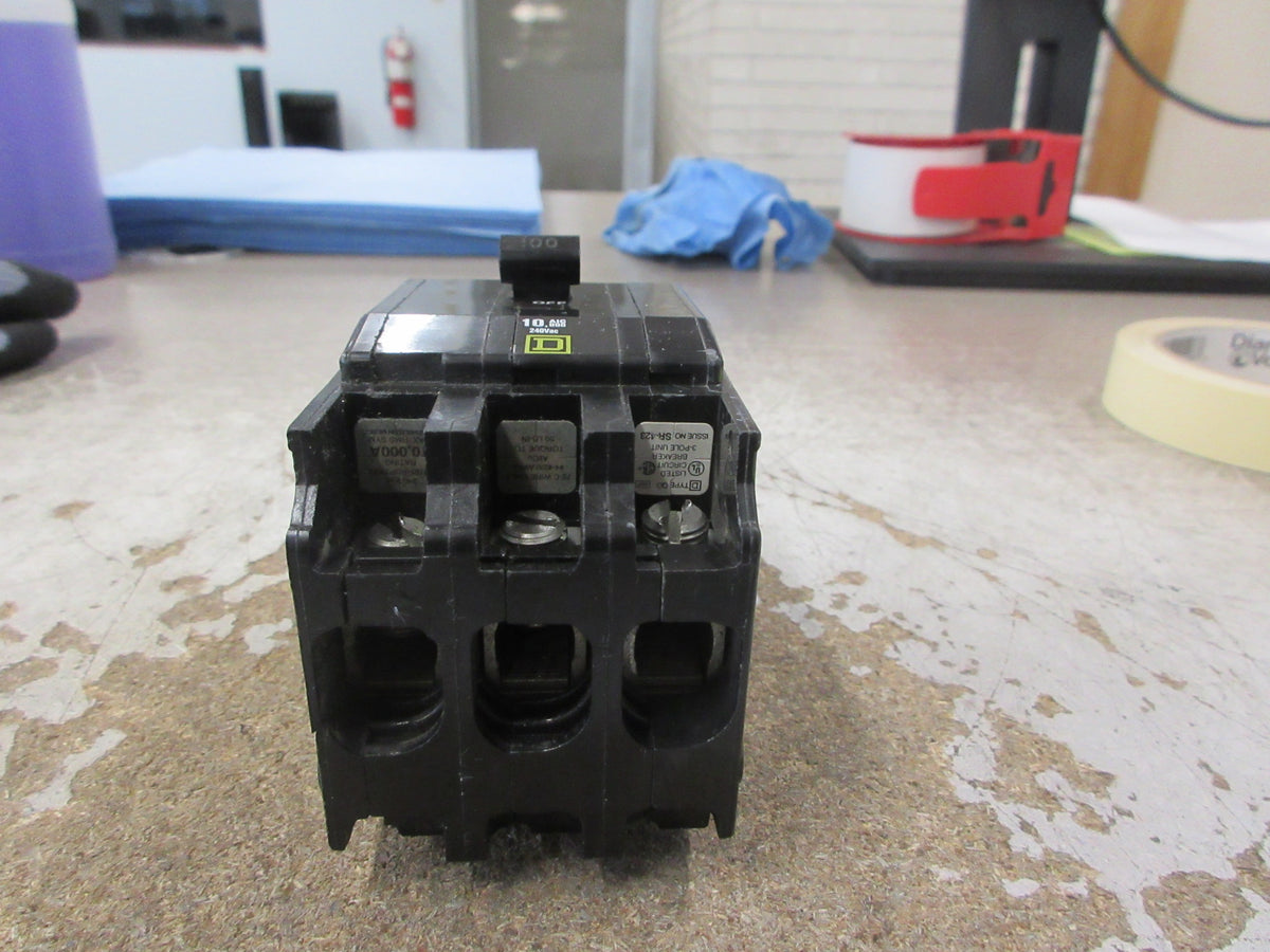 Square D Clip-On Circuit Breaker QO3100 100A 240V 3P Used