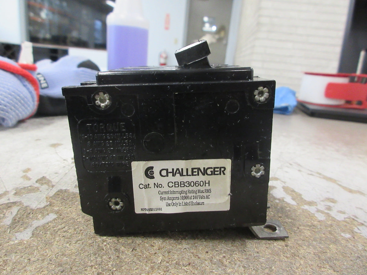 Challenger Bolt-On Circuit Breaker CBB3060H 60A 240V 3P Used