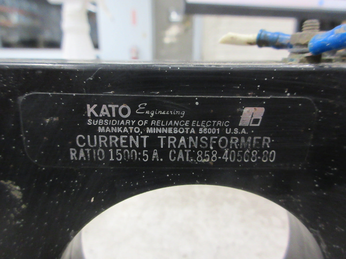 Kato Current Transformer 858-40568-80 Ratio 1500:5A Used