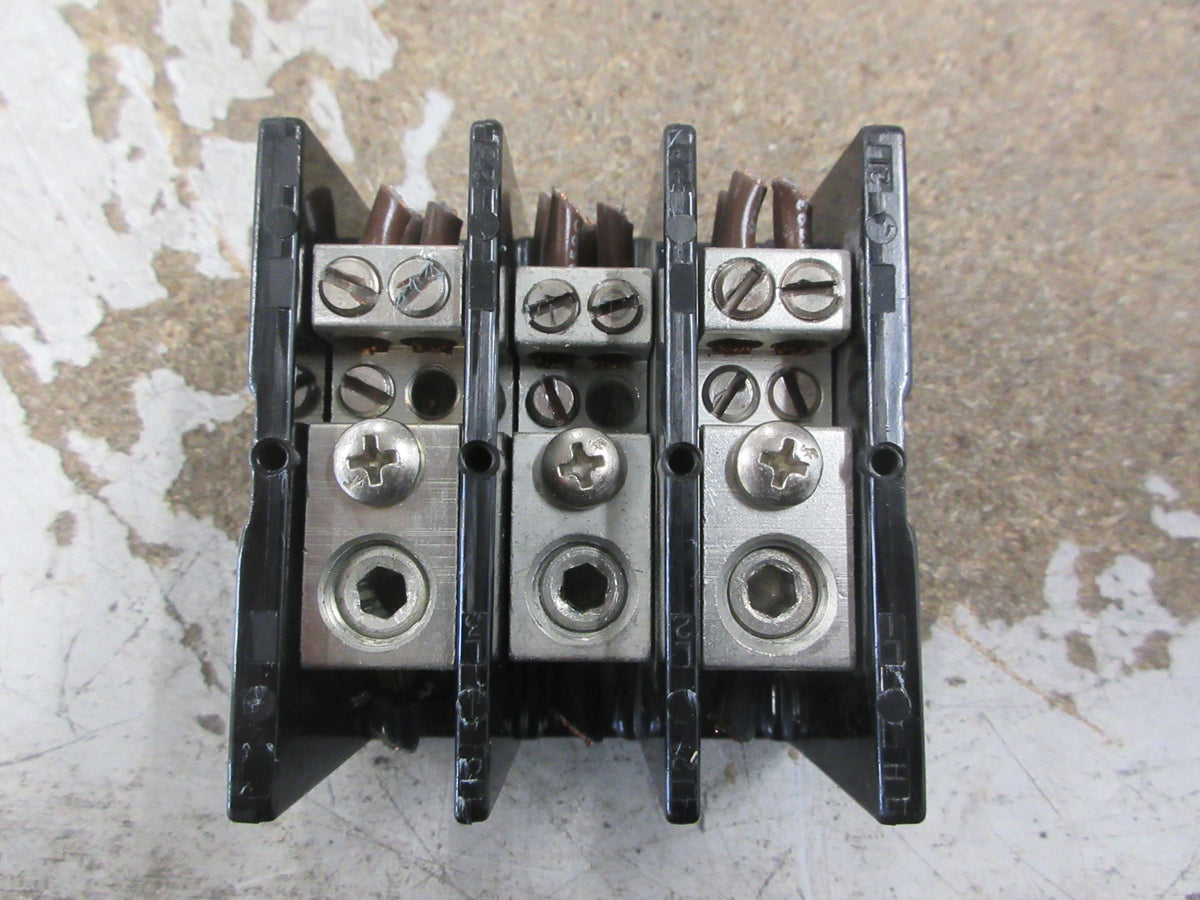 Marathon Power Distribution Block 1423570 175A 600V 3P Line: 2/0-14 Used