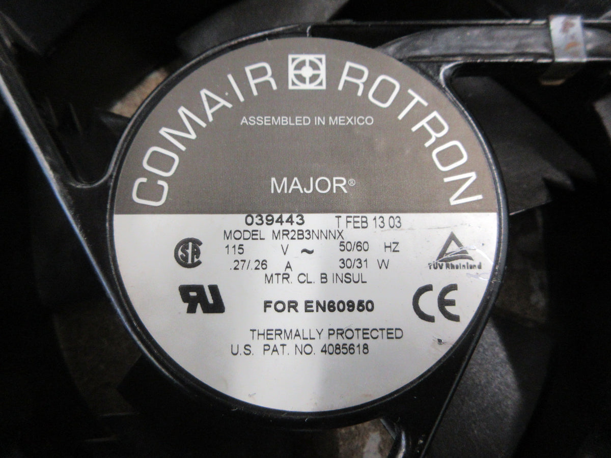 Comair Rotron Major Axial Fan 039443 Model: MR2B3NNNX 115V 50/60Hz Used