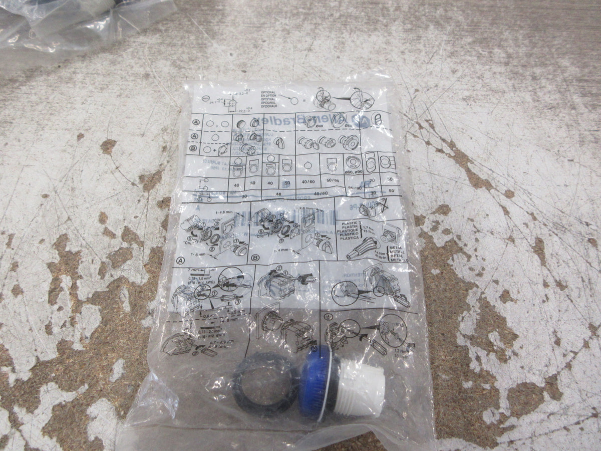 Allen-Bradley Pilot Light 800FP-P6 Ser. A Blue New Surplus