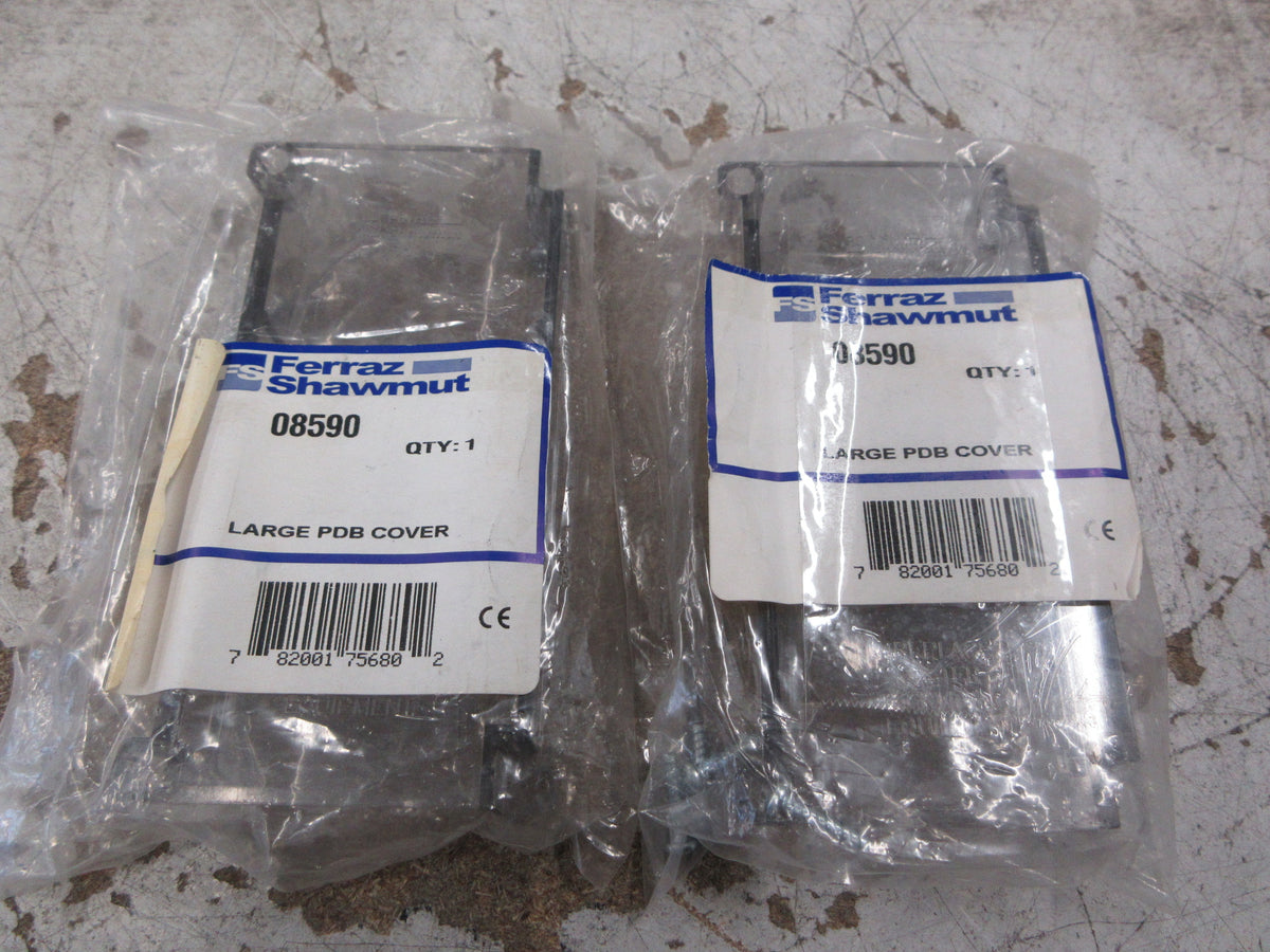 Ferraz Shawmut Large PDB Cover 08590 *Lot of 2* New Surplus