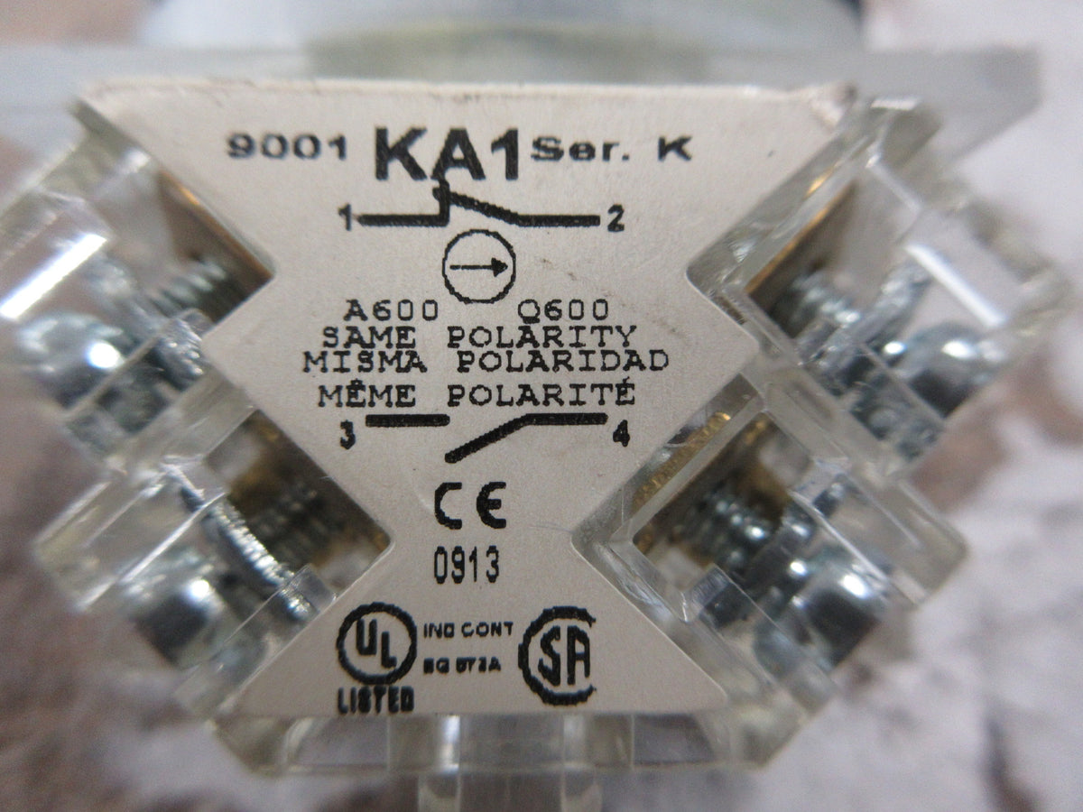 Square D Switch 9001 KA1 Ser. K Black Used