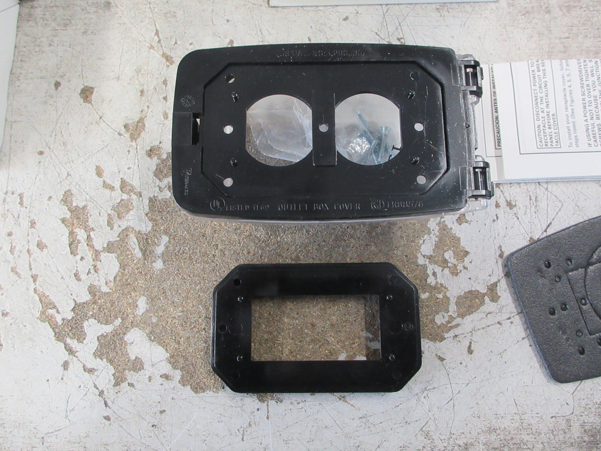Intermatic Outdoor Duplex Receptacle Cover WP1000 Single-Gang New Surplus