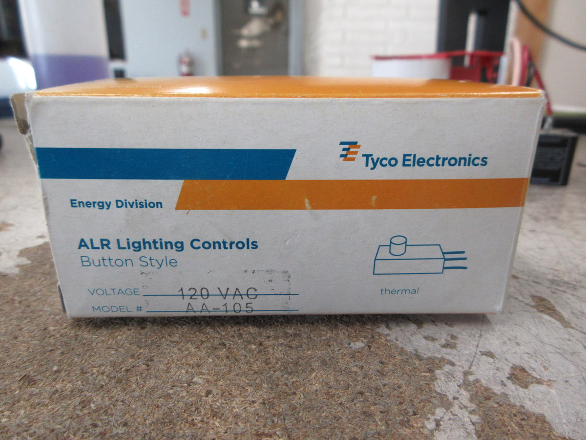 Tyco Electronics ALR Lighting Control AA-105 120VAC Button Style New Surplus