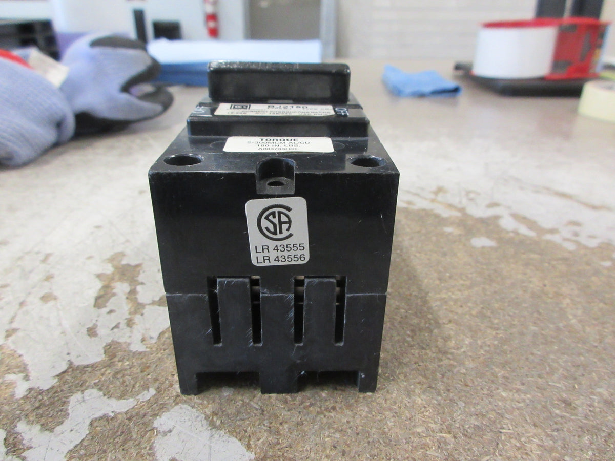 Cutler-Hammer Type BJ Circuit Breaker BJ2150 150A 120/240V 2P Used