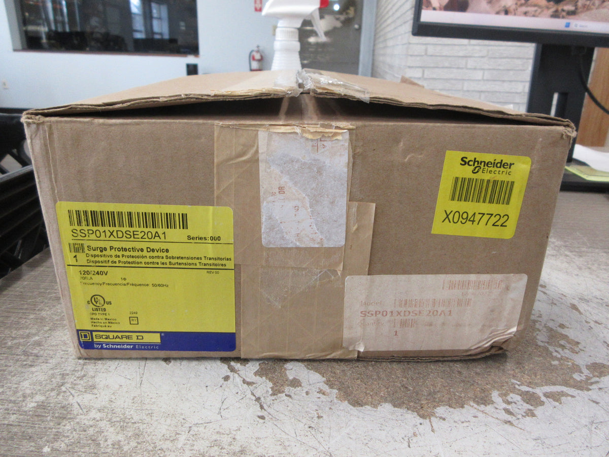 Square D Surge Protective Device SSP01XDSE20A1 Ser. 000 120/240V New Surplus