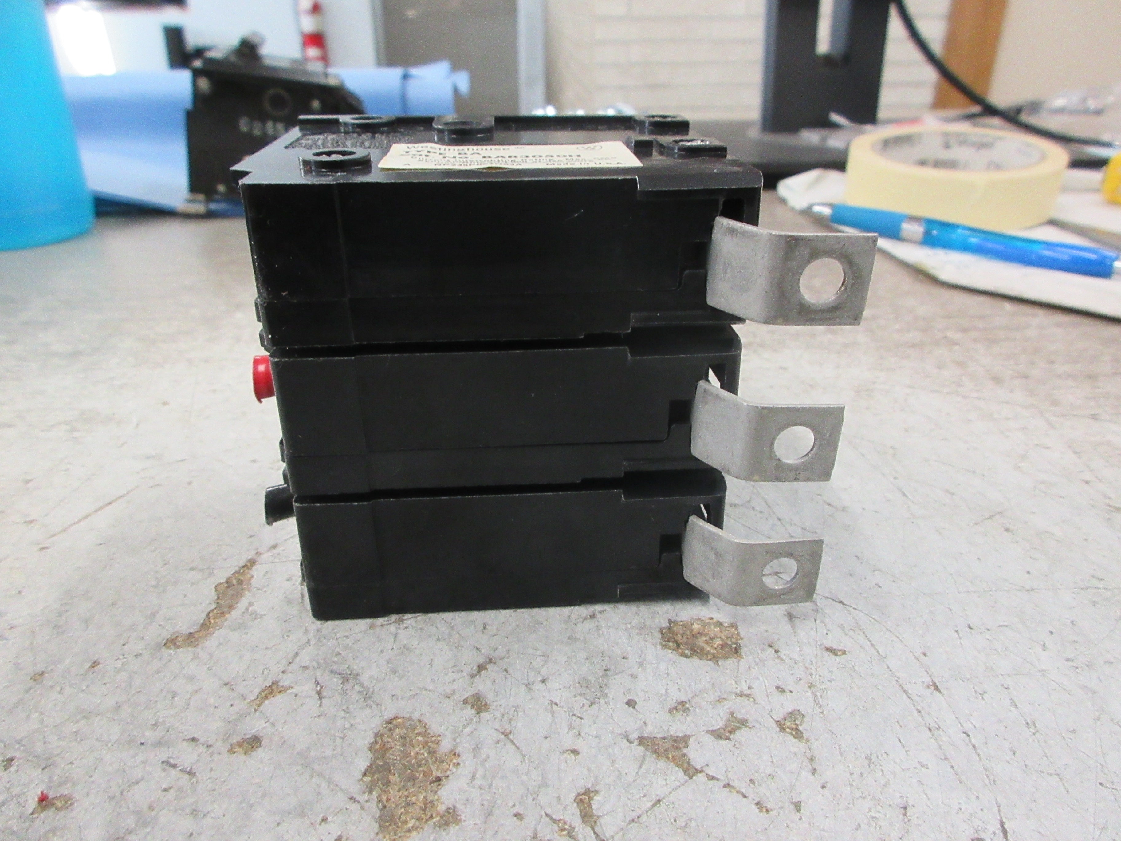 Westinghouse Type BA Bolt-On Circuit Breaker BAB3050H 50A 240V 3P Used