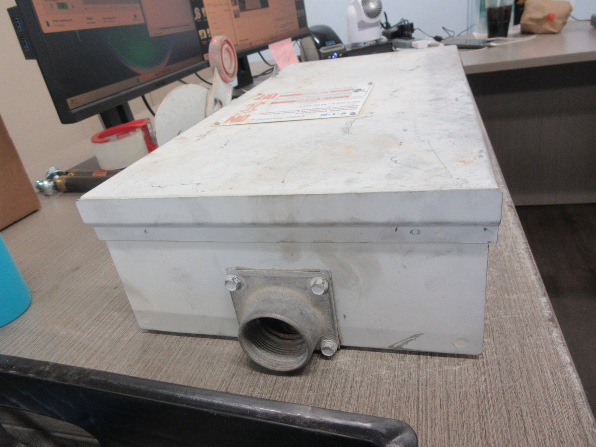 Eaton Fusible 3R Safety Switch/Disconnect DH363FRK 100A 600V 3P Used