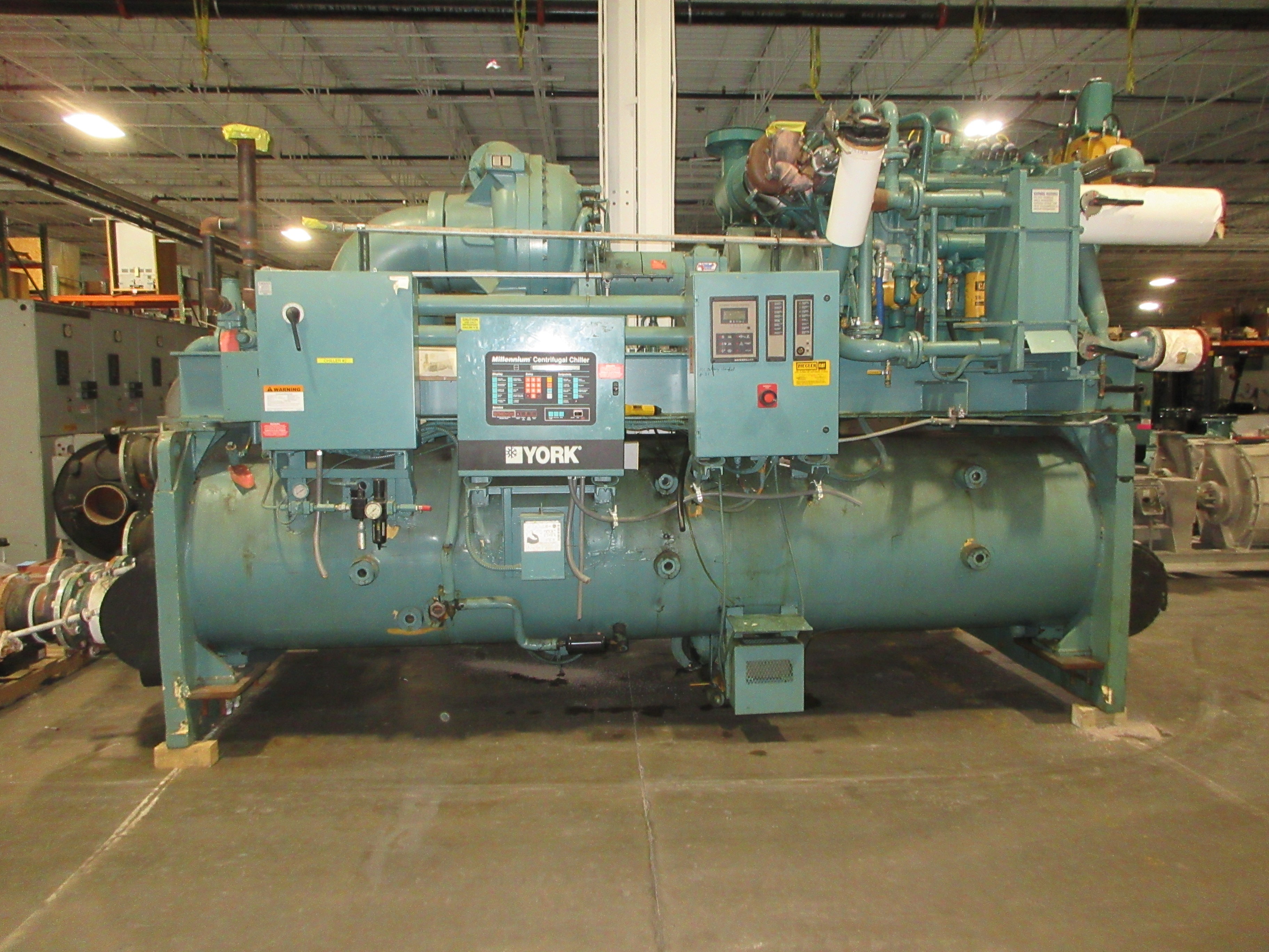 York Gas Engine Drive Chiller YBMCMCHO-G3406A 325HP Used