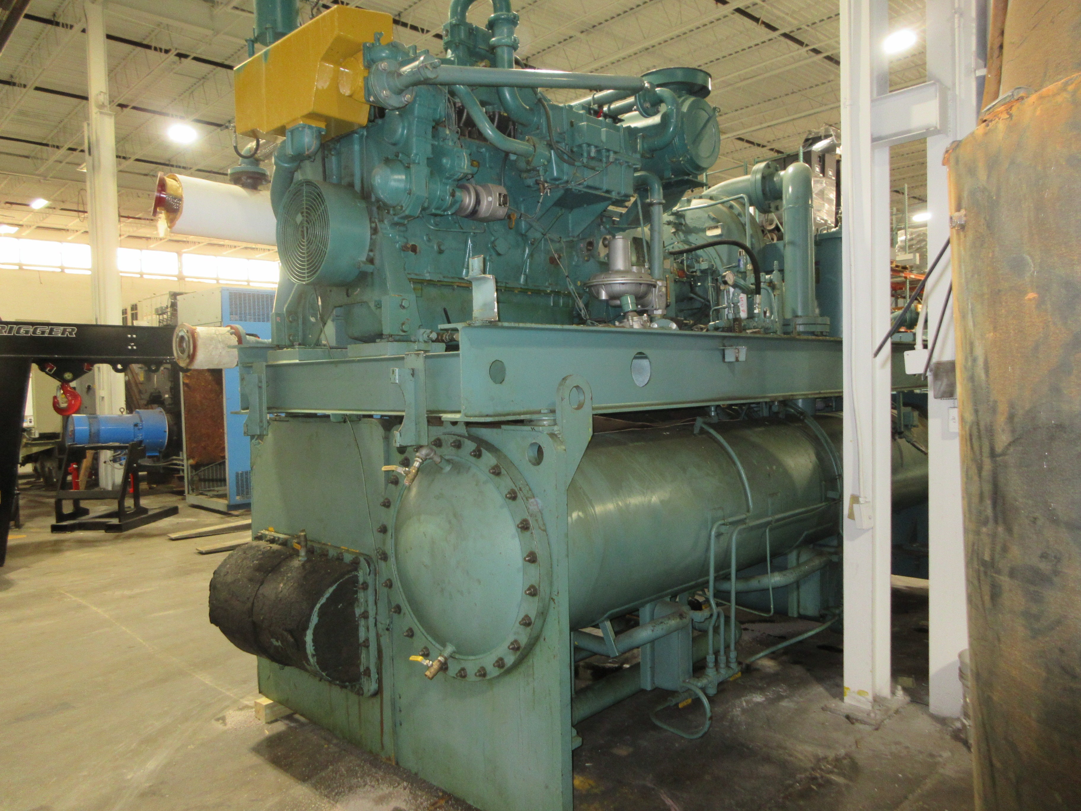 York Gas Engine Drive Chiller YBMCMCHO-G3406A 325HP Used