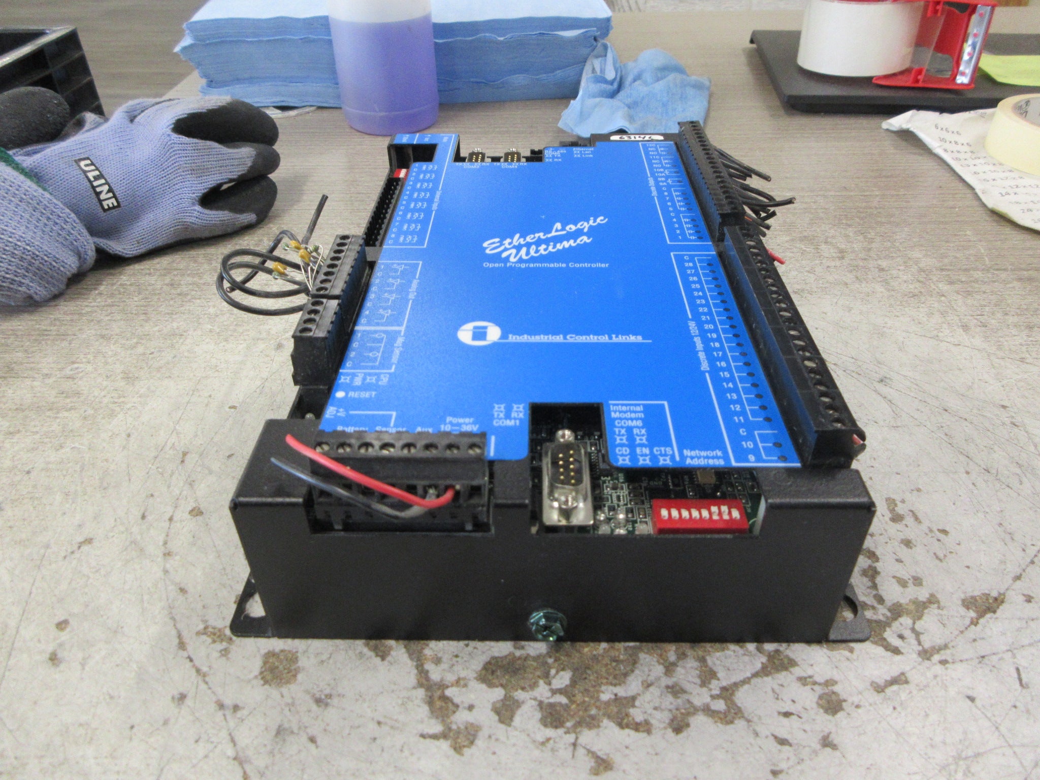 Industrial Control Links EtherLogic Ultima Open Programmable Controller Used