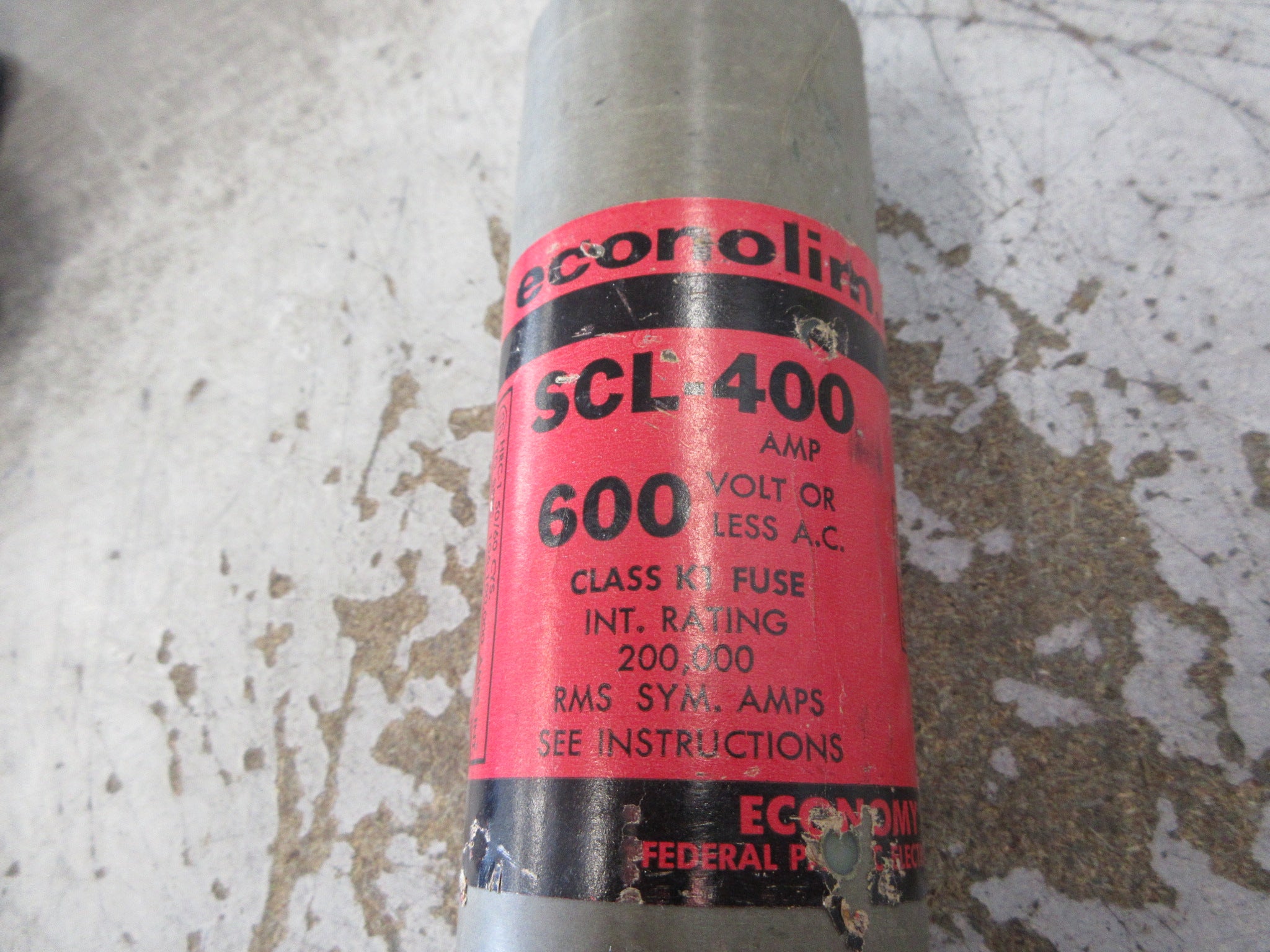 Economy Econolim Fuse SCL-400 600V 400A Used