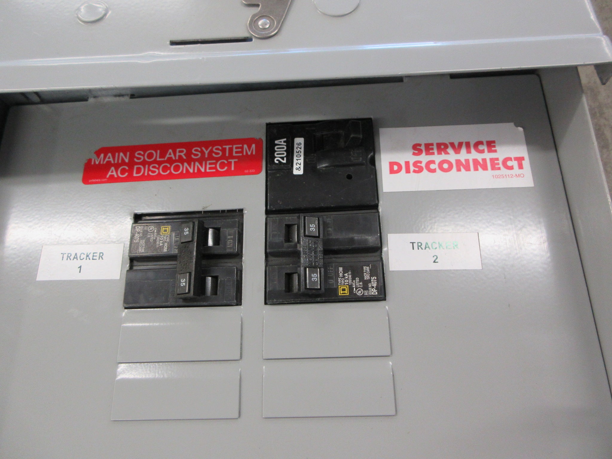 Milbank Meter Main U6281-XL-200-5T9 200A Main (2) 35A 2P Breakers 8-Slot Used