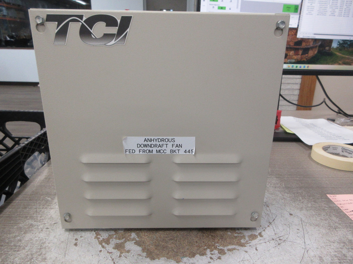 TCI KDRUL Drive Reactor KDRULC1LE01 3Ph 600V 50/60Hz 55A Motor: 52A Used