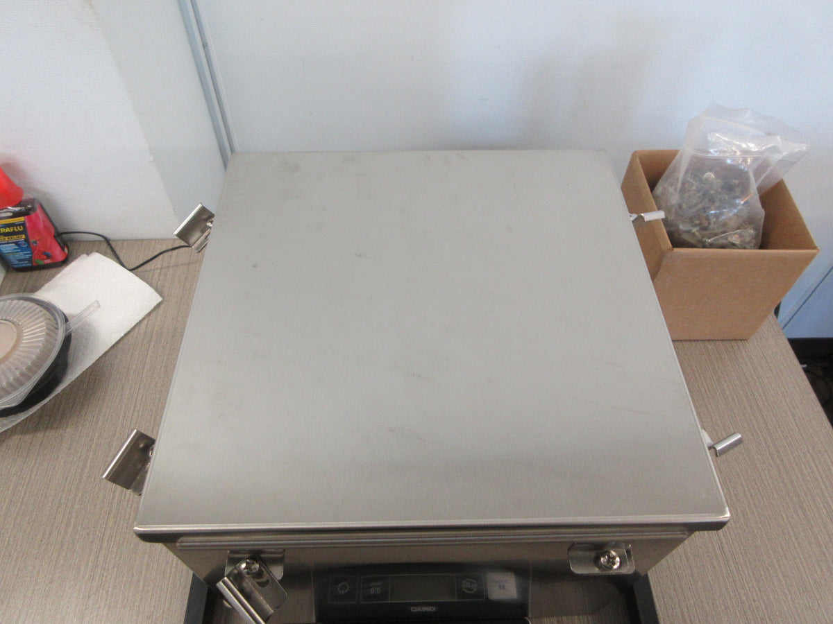 West Tool Stainless Steel 4X Enclosure JNB 121210S Size: 12"x12"x10" New Surplus
