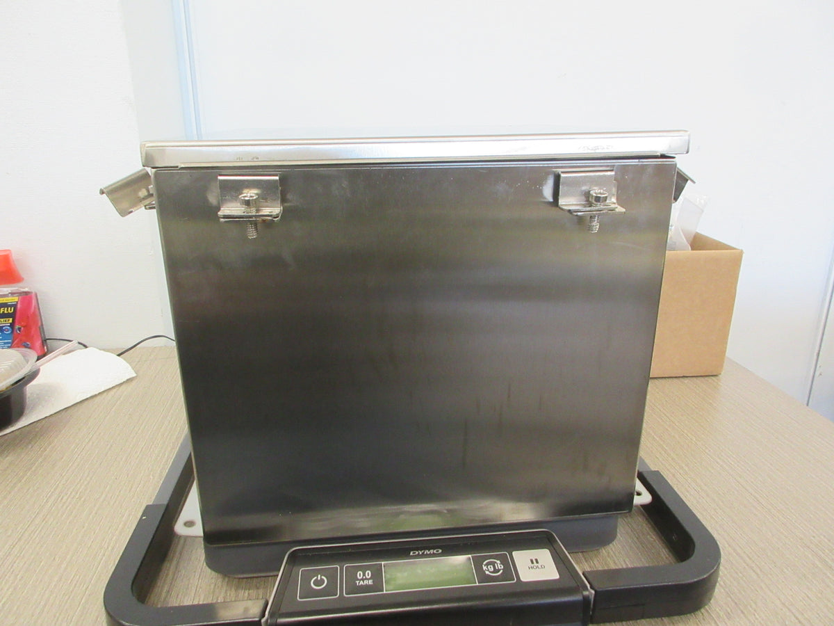 West Tool Stainless Steel 4X Enclosure JNB 121210S Size: 12"x12"x10" New Surplus