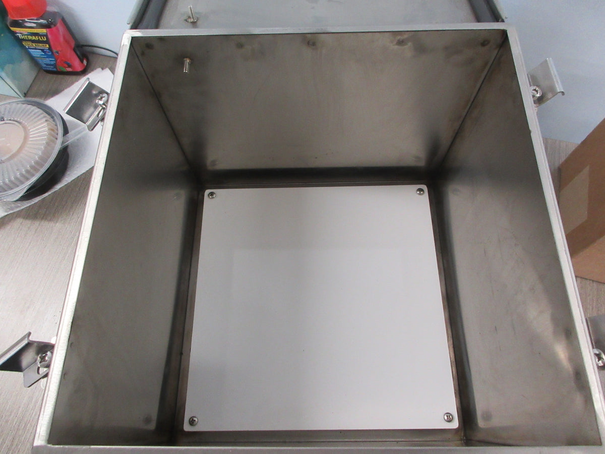 West Tool Stainless Steel 4X Enclosure JNB 121210S Size: 12"x12"x10" New Surplus
