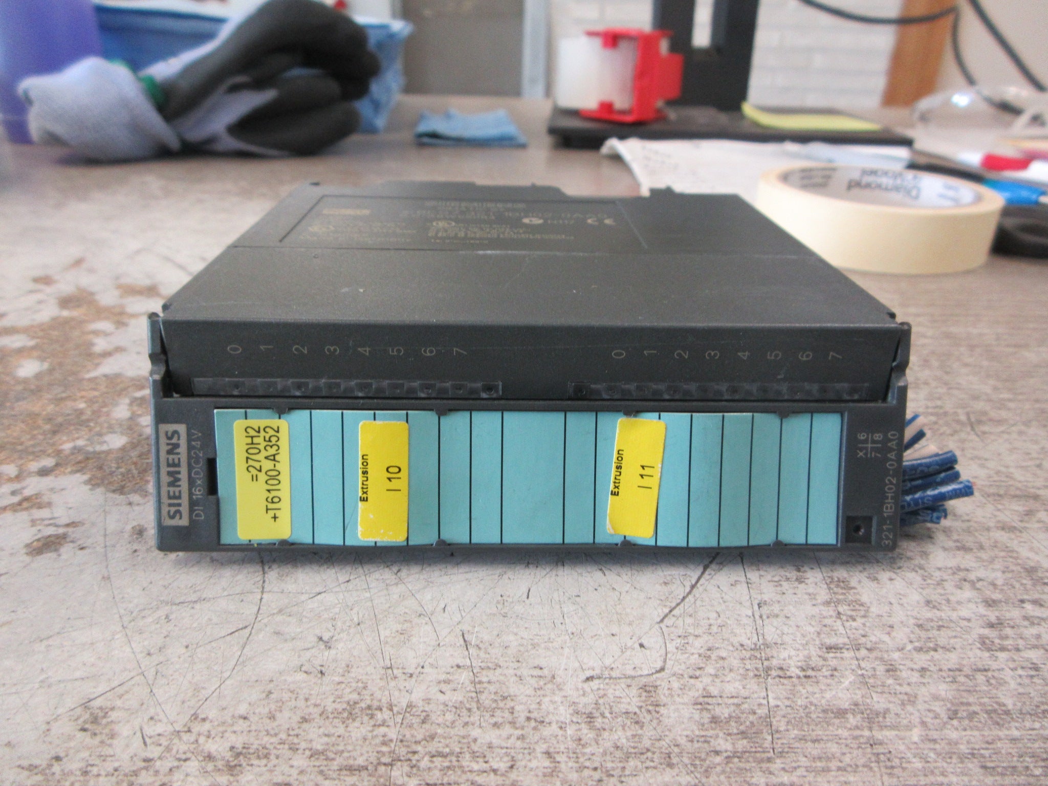 Siemens Simatic S7 Digital Input Module 6ES7 321-1BH02-0AA0 16X DC24V Used