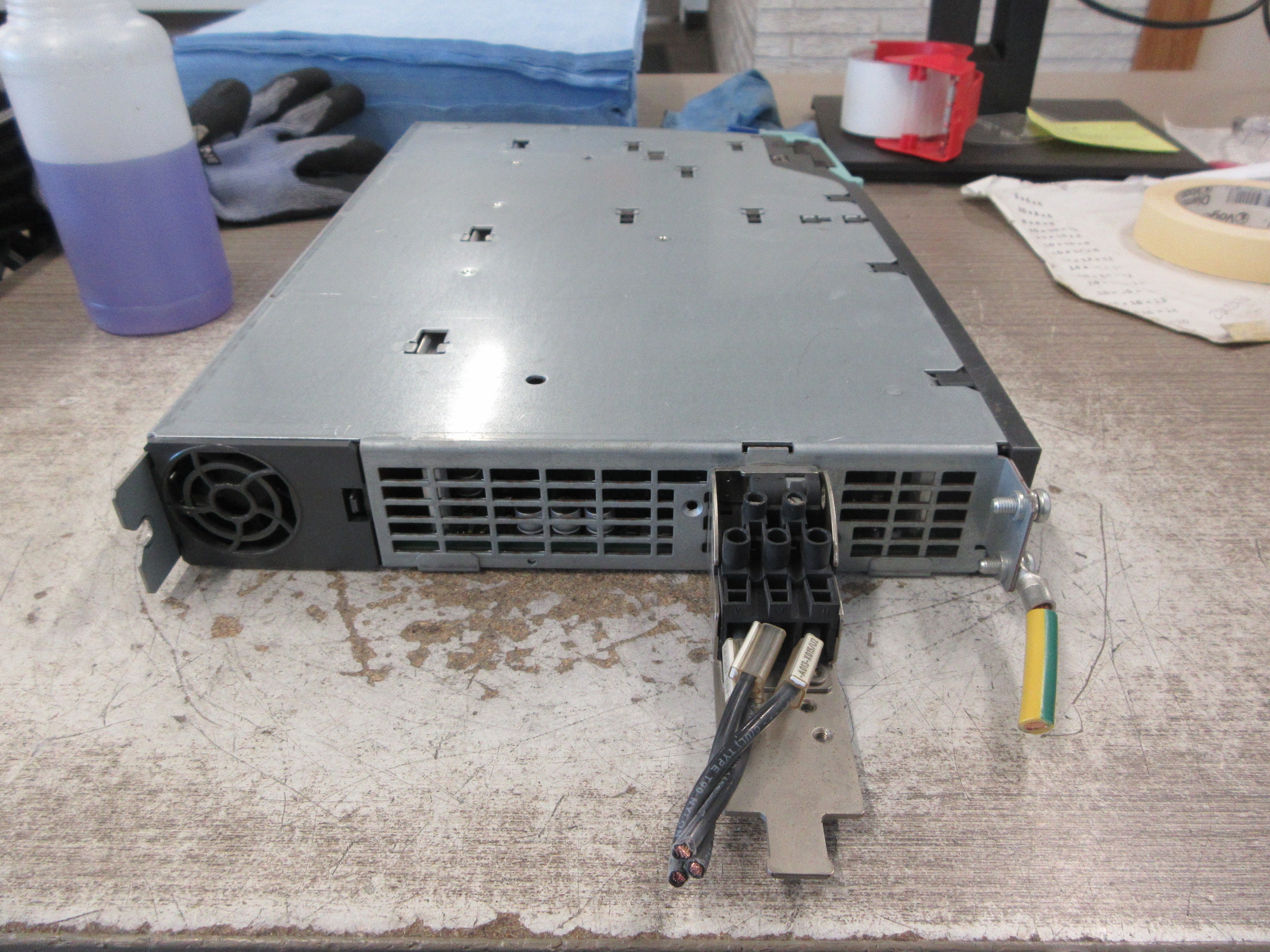 Siemens Single Motor Module 6SL3120-1TE21-8AA3 Ver. D Input: 600VDC Used