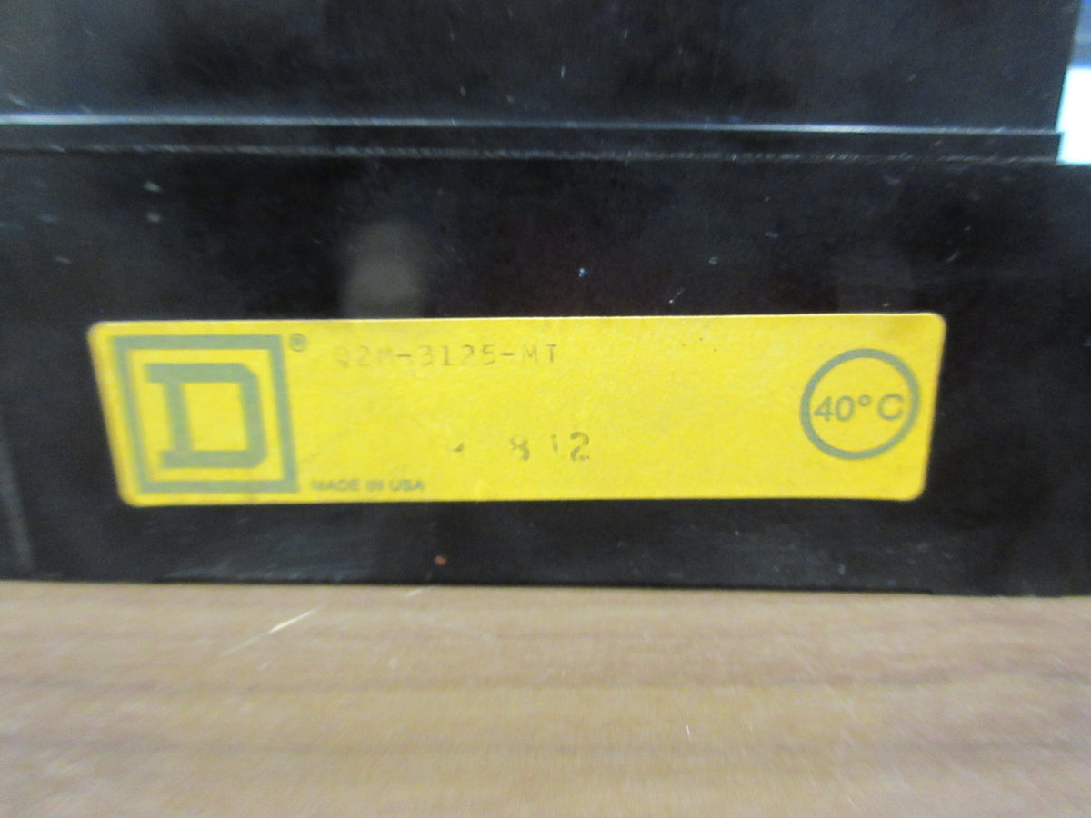 Square D Circuit Breaker Q2M3125MT 125A 240V 3P Used