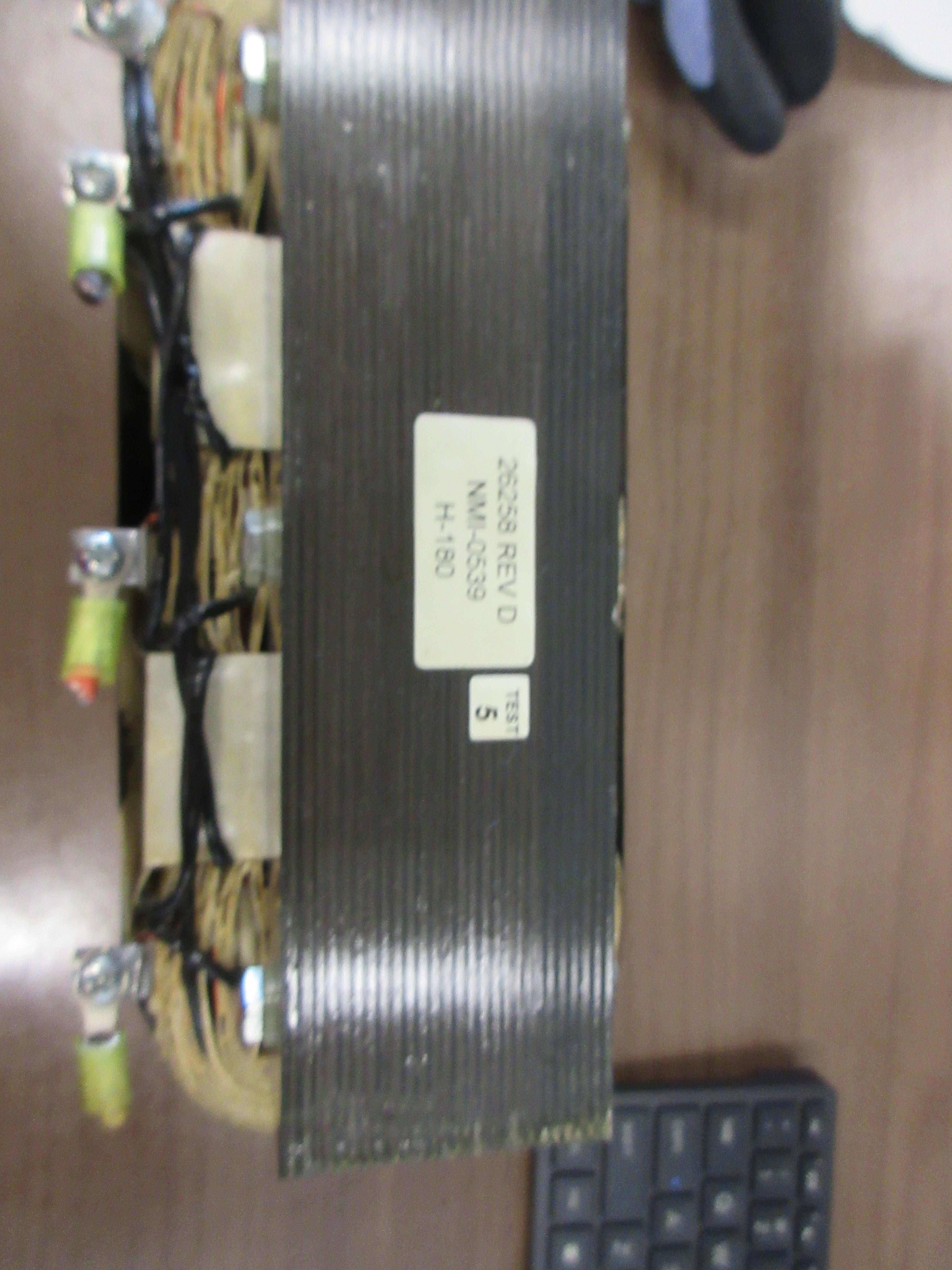 NMI Line Reactor 26258 Rev. D Used