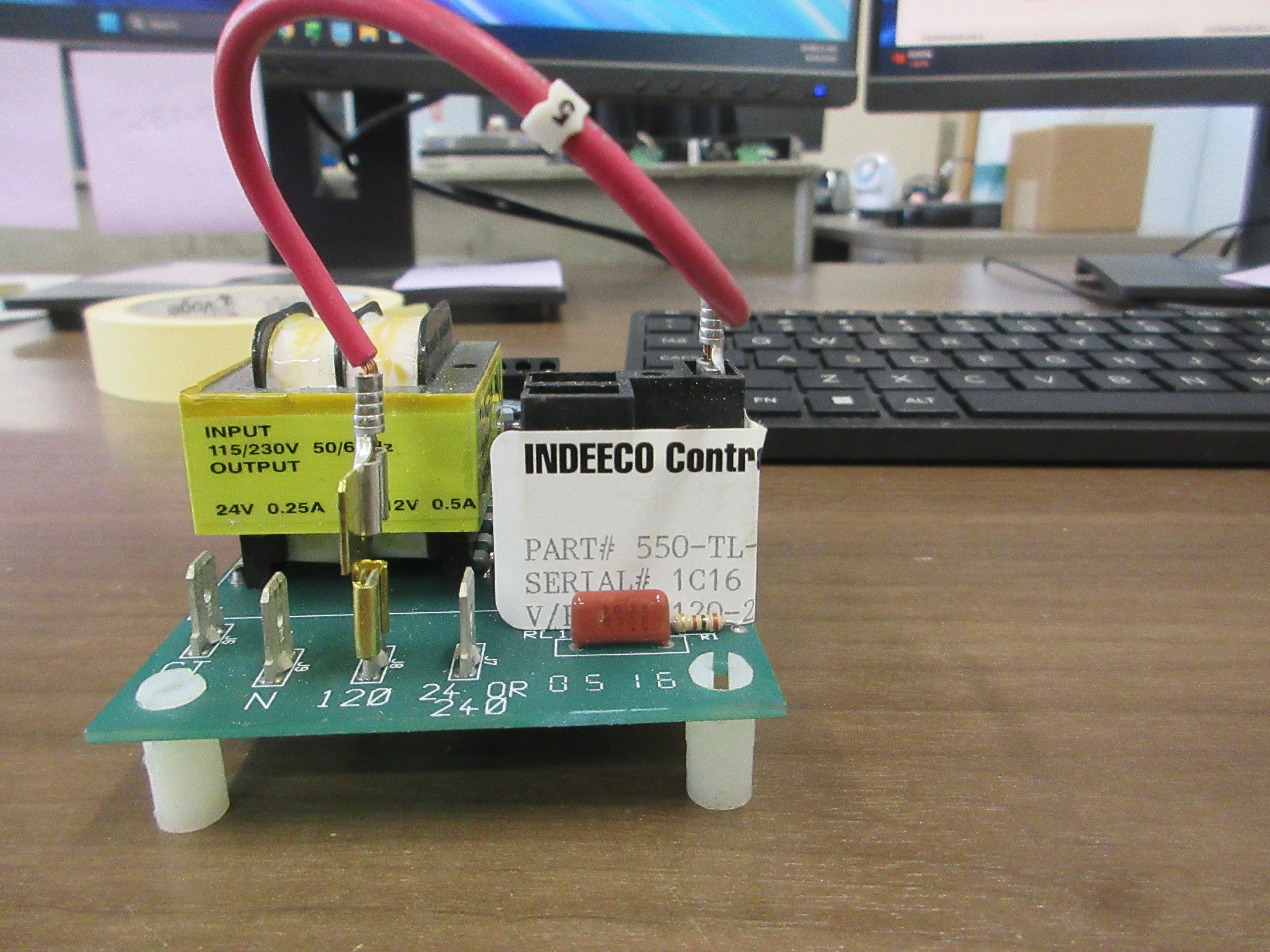 Indeeco Control Board 550-TL-A045-PT 12-240V Used