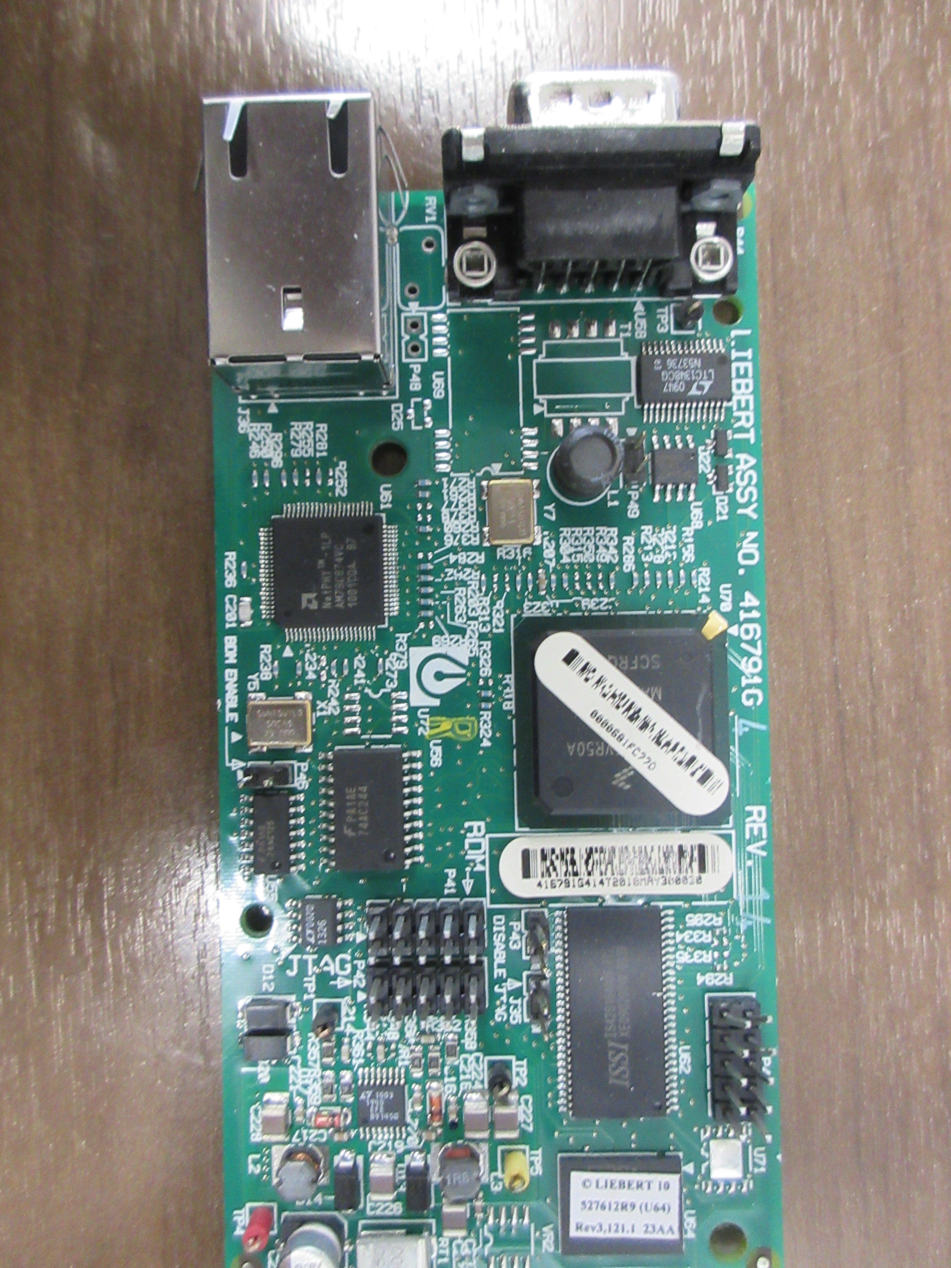 Liebert Intellislot Web 485 Management Card 416791G4 Rev. 14 Used