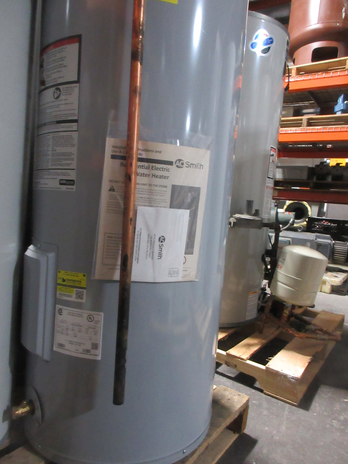 A.O. Smith ENT-50110 Praline Commercial Electric Tank Wtaer Heater 100233993 Used