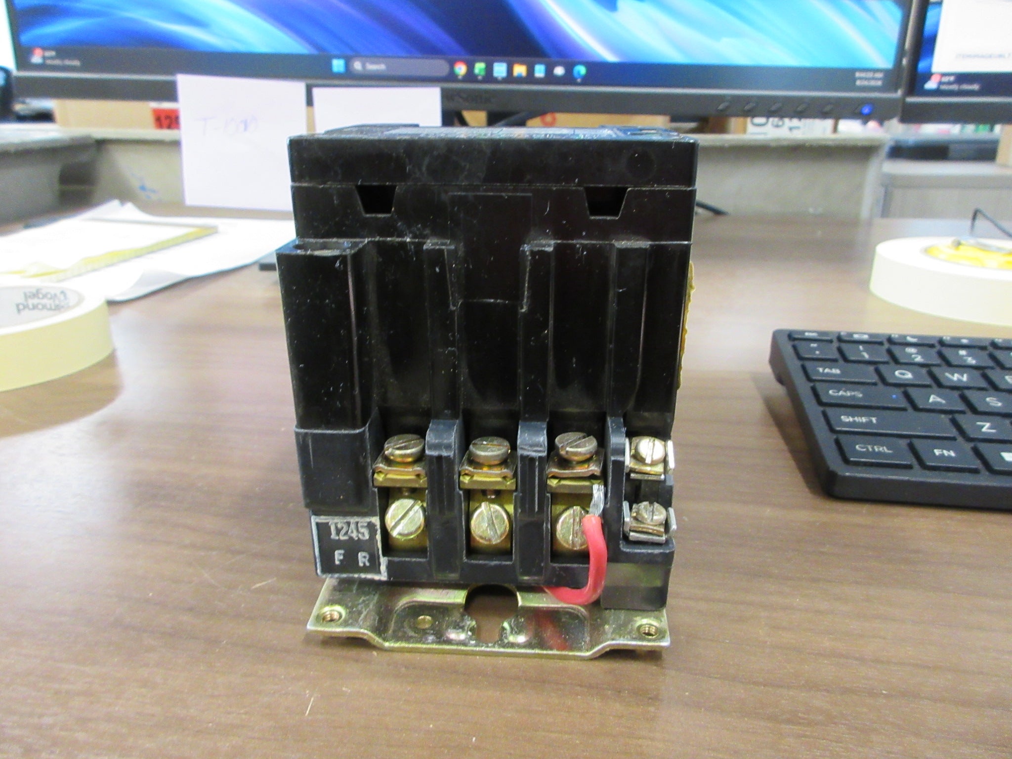 Square D Size 1 Starter 8536 SCO 3 S Ser. A 120V Coil 600V Used