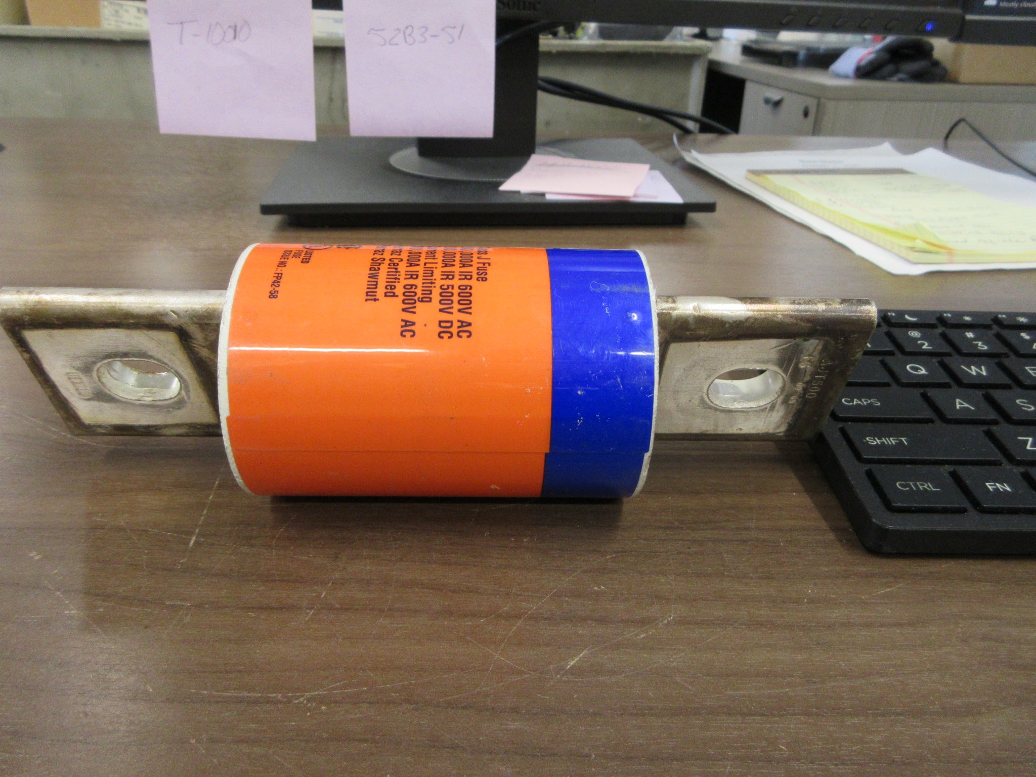 Ferraz Shawmut Amp-Trap 2000 Fuse AJT500 500A 600V Used