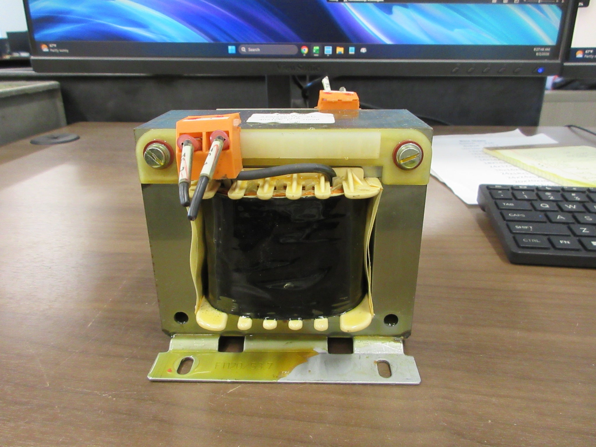Tamura Transformer 34002387WA-AD 250 VA Pri: 480V Ser: 400V 60Hz Used
