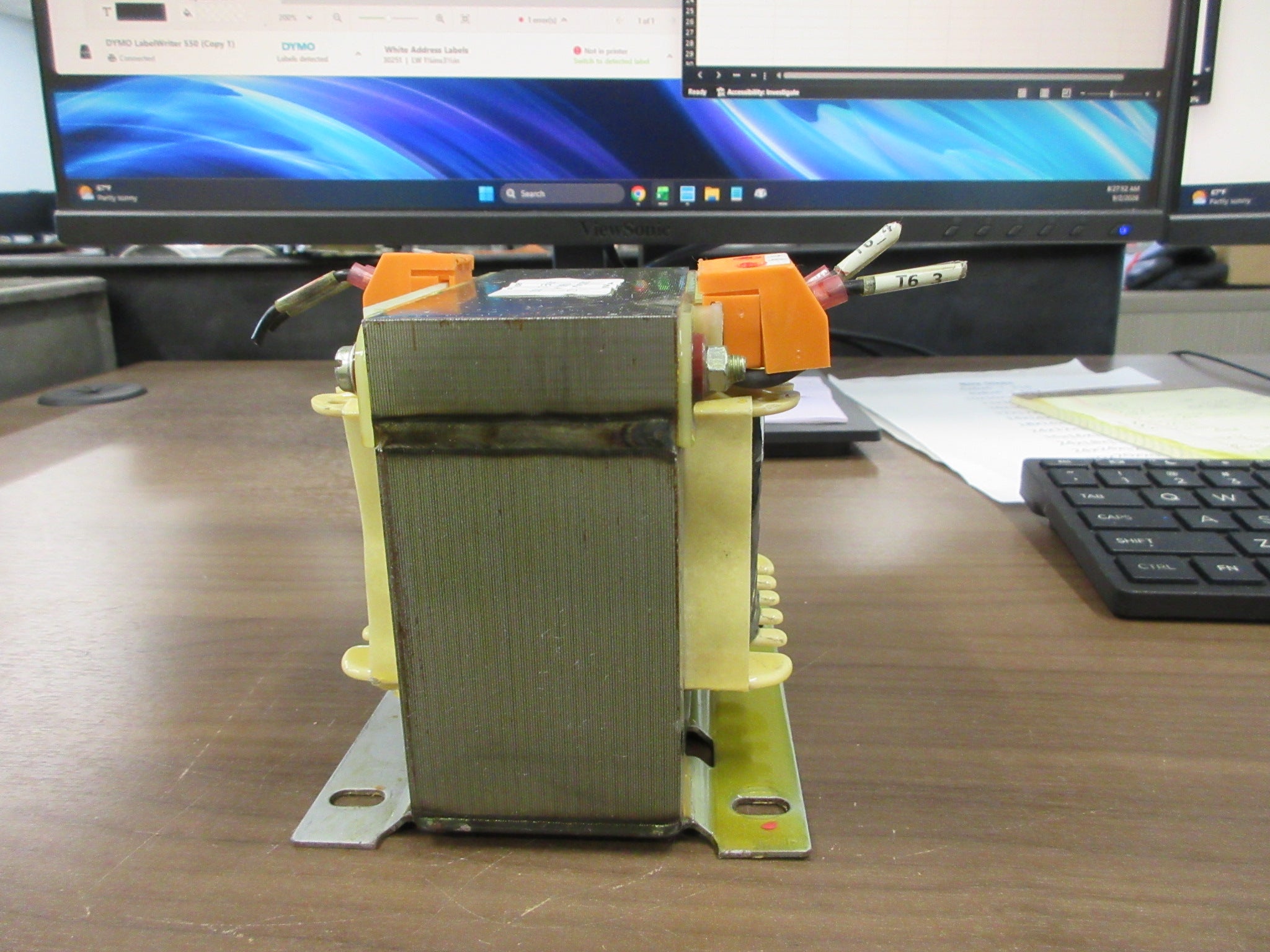 Tamura Transformer 34002387WA-AD 250 VA Pri: 480V Ser: 400V 60Hz Used